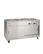 Parry HOT18BM - Electric Hotcupboard with 5 x 1/1 gn Bain Marie Top