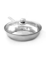 Ultra Frying Pan & Glass Lid St St 24cm 4.5ltr - 1712FRY