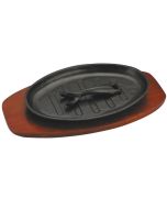 Sizzle Platter 11.5in x 7.5in Oval - 7111