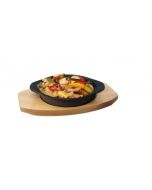 Cast Iron Dish & Trivet Round 14cm - 7118