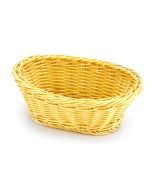 Polyrattan Basket Heavy Duty Oval 24X17X8cm - C04006