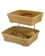 Polyrattan Basket Heavy Duty 2pc 36X27X9cm - C04021