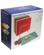 Pk Of 6 Colour Boards & Rack 18Inx12Inx0.5in - CF51586