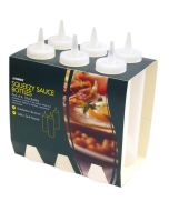 Sauce Bottle Clear 24oz Pack 6 - M030166C