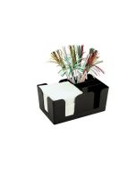 Bar Caddy Black 24 x 14.5  x 10.5cm - M1006BC