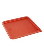 Hygiplas Square Food Storage Container Lid Red Large