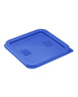 Hygiplas Square Food Storage Container Lid Blue Small