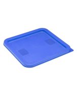 Hygiplas Square Food Storage Container Lid Blue Medium