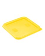 Hygiplas Square Food Storage Container Lid Yellow Small
