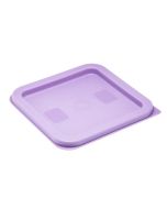 Hygiplas Square Food Storage Container Lid Purple Small