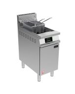 Falcon Dominator Plus Free Standing Programmable Natural Gas Filtration Fryer on Feet G3840FP