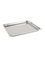 Vogue Stainless Steel 2/1 Gastronorm Tray 40mm