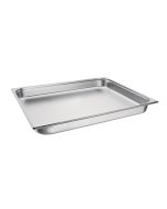 Vogue Stainless Steel 2/1 Gastronorm Tray 65mm