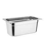 Vogue Stainless Steel 1/3 Gastronorm Tray 100mm