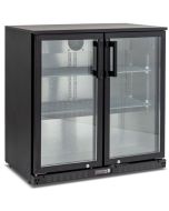 Koldbox KBC2 Double Hinged Door Bar Bottle Cooler 208L - Black