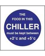 Vogue Food In This Chiller Sign