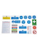 Vogue Bumper Hygiene Catering Sign Pack