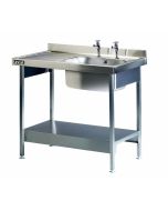 Lincat L881LH Single Sink Left Hand Drainer H900 x W1000 x D600