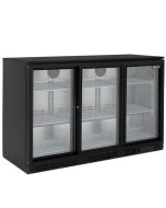 Blizzard LOWBAR3SL Low Height Triple Sliding Door Bottle Cooler
