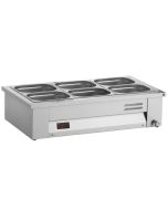 Inomak MAV610 Counter Top Bain Marie 3x GN1/1