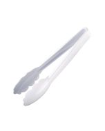 Vogue White Tongs 9"