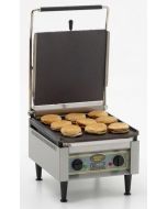 Roller Grill PANINI XLE L Extra Large Single - Ribbed Top & Flat Base Plates Contact Grill