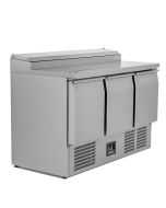 Blizzard BCC3EN Compact Triple Door Counter Refrigerator With Raised Collar