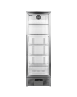 Prodis NT10ST-LE Hinged Glass Single Door Stainless Steel Upright Bottle Cooler, 340L