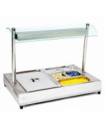 King Edward VCS-2 - Large Vista Cold Server - Stainless Steel 2 x 1/1gn - Gantry Available