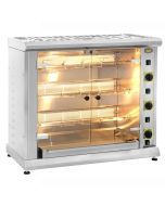 Roller Grill RBG120 Three Spit Gas Rotisserie