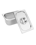 Vogue Gastronorm Tray Set with Lids 1/9 (6 pack)