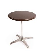 Bolero Special Offer Bolero Round Dark Brown Table Top and Base Combo SA223