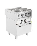 Buffalo 600 Series 4 Plate Electric Convection Oven Range