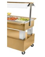 Roller Grill SBM40M Mixed Buffet Unit - Light Oak
