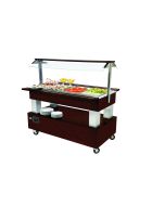 Roller Grill SB40C Heated Buffet Unit  -Dark Oak