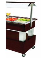 Roller Grill SBM40M Mixed Buffet Unit - Dark Oak