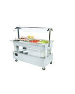 Roller Grill SB40C Heated Buffet Unit -Limed White