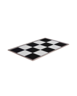 Primeware GHT1BL/WH - Glass 1/1 GN Hot Tile - Bain Marie Insert - Blue &amp; White