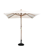 Bolero Square Pulley Parasol 2.5m Diameter Cream - GH988