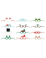 Swantex Paper Christmas Party Glasses (144 Pack)