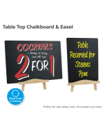 A4 Table Top Chalkboard with Easel - Mileta AB116