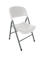 Bolero Foldaway Utility Chairs White (2 Pack) CE692