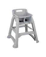 Bolero Grey PP Stackable High Chair DA693