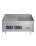 Synergy GRID900E-SR Electric Griddle with Semi Ribbed Mild Steel Top & Garnish Rail