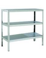Parry Storage Racks with 3 Shelves - 600 D x 1200 H - Width Options