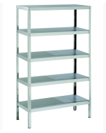 Parry Storage Racks with 5 Shelves - 500 D x 1800 H - Width Options