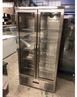 Blizzard SN:72730486673522411 GRADED-01101 Upright Double Hinged Glass Door Bottle Cooler