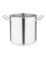 Vogue Stainless Steel Deep Stock Pot 24cm
