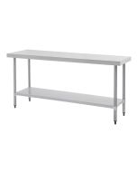 Vogue Stainless Steel Prep Table 1800mm