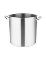 Vogue Stainless Steel Deep Stock Pot 36cm